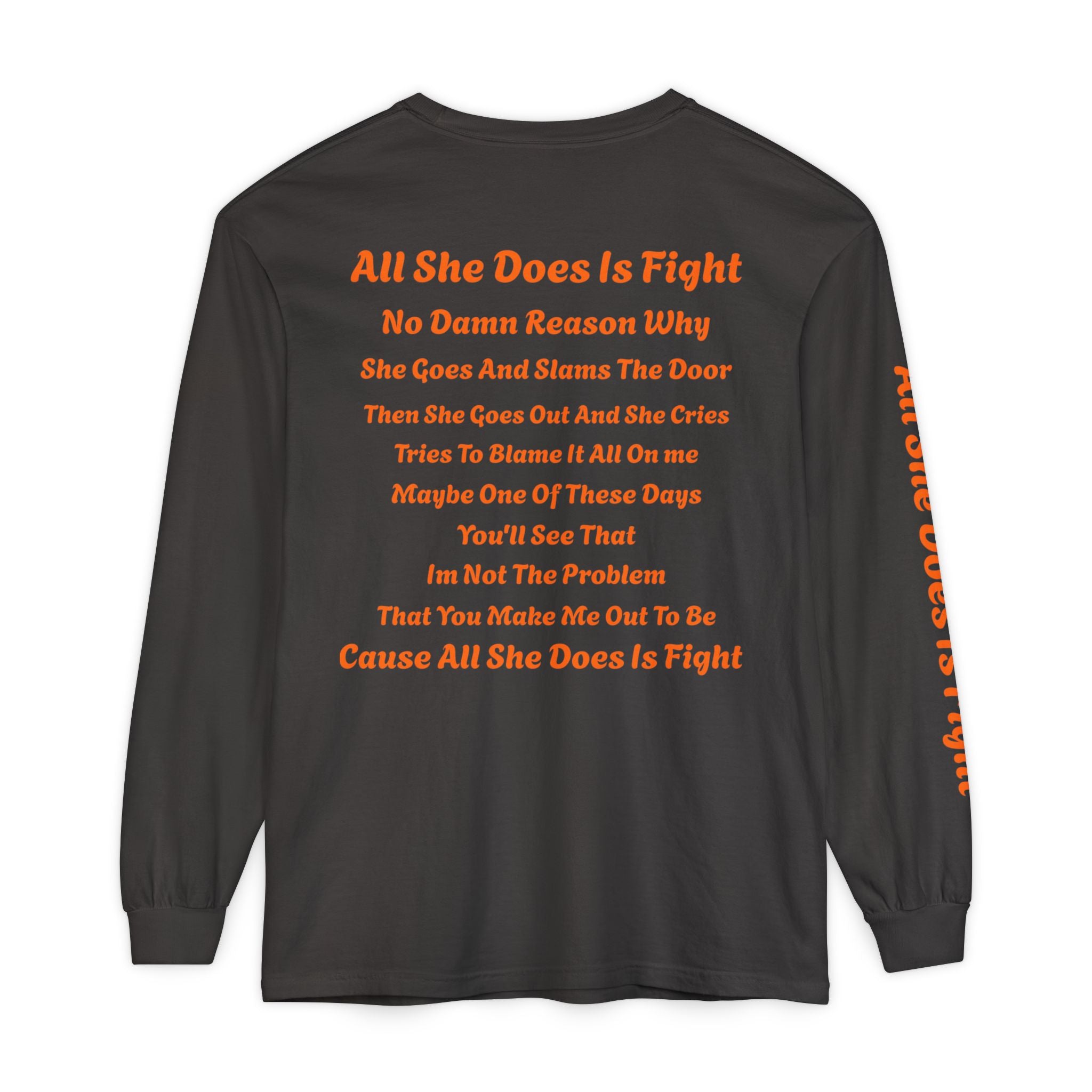All She Does Is Fight Trenton Burd T-Shirt