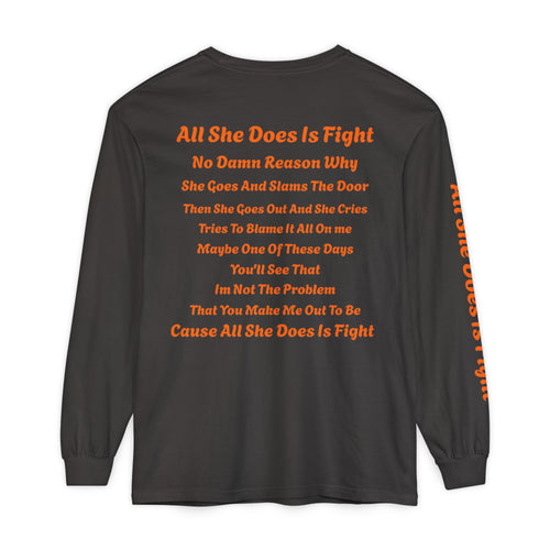 All She Does Is Fight Trenton Burd T-Shirt