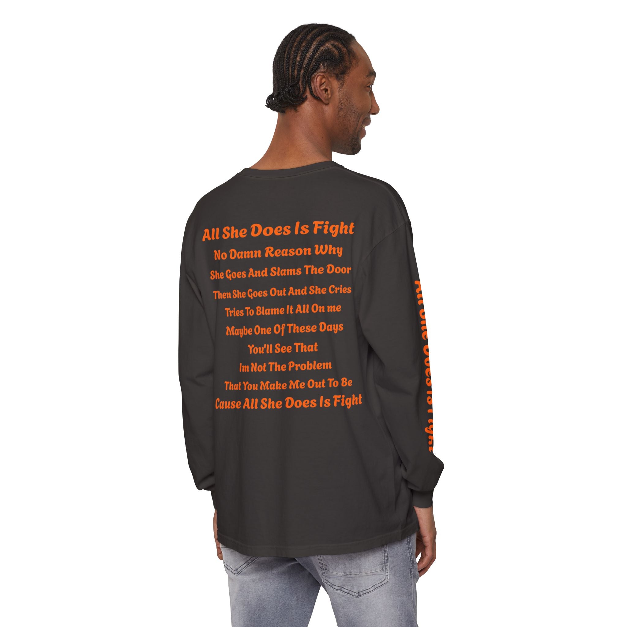 All She Does Is Fight Trenton Burd T-Shirt